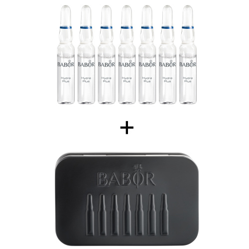 HYDRA PLUS AMPOULES with Travel Tin Gift Set BABOR Skincare